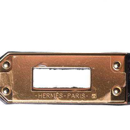 Hermes Shiny Alligator Mini Kelly Sellier 20 Black 23 of 37