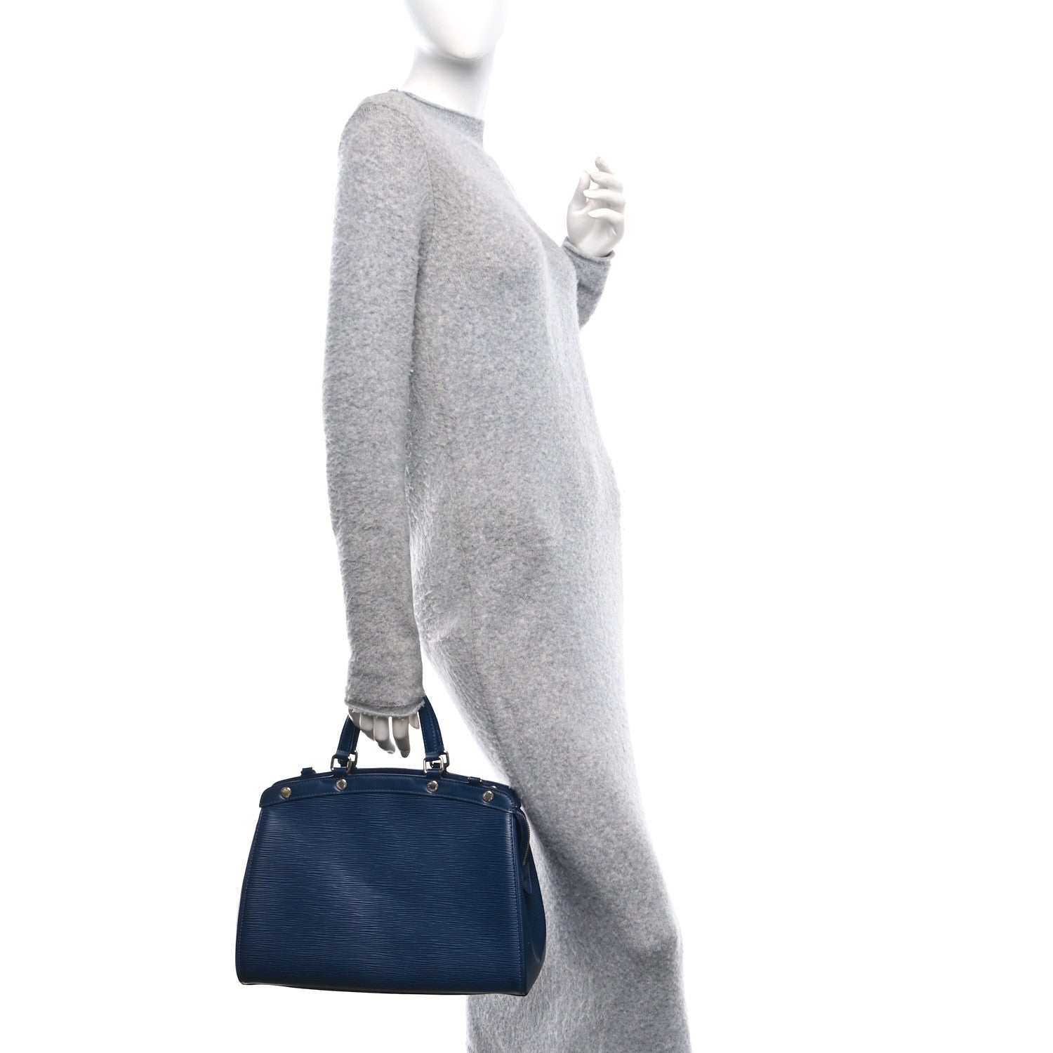 Louis Vuitton Epi Brea MM Indigo 2 of 9
