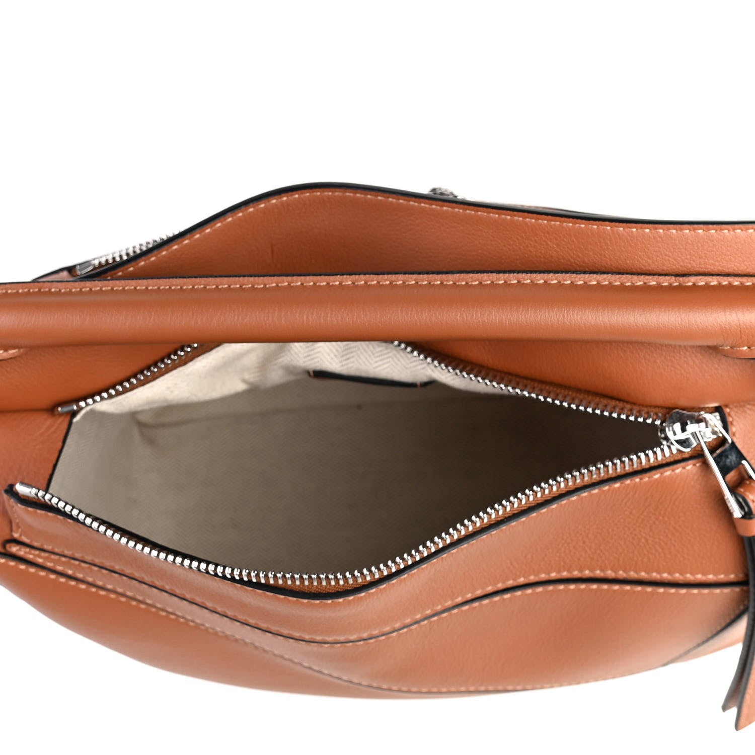 Loewe Calfskin Small Puzzle Bag Tan 4 of 4