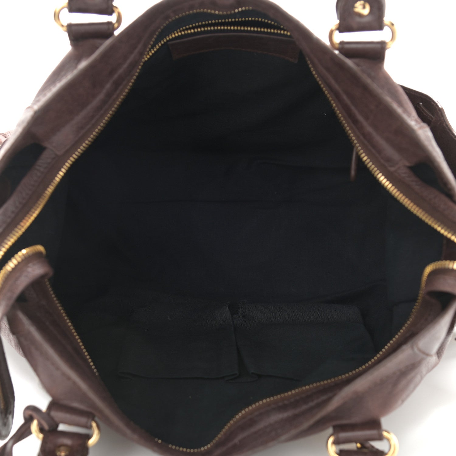 Balenciaga Agneau Giant 12 Gold Hardware City Cigare Fonce 5 of 22