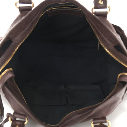 Balenciaga Agneau Giant 12 Gold Hardware City Cigare Fonce 5 of 22