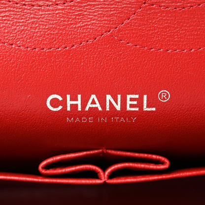 Chanel Lambskin Quilted Jumbo Double Flap Red 6 of 9
