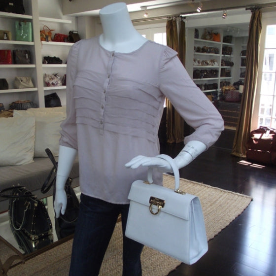 SALVATOREFERRAGAMOLadyGanciniBagWhite