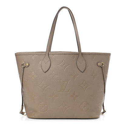 Louis Vuitton Empreinte Monogram Giant Neverfull MM Tourterelle 1 of 8