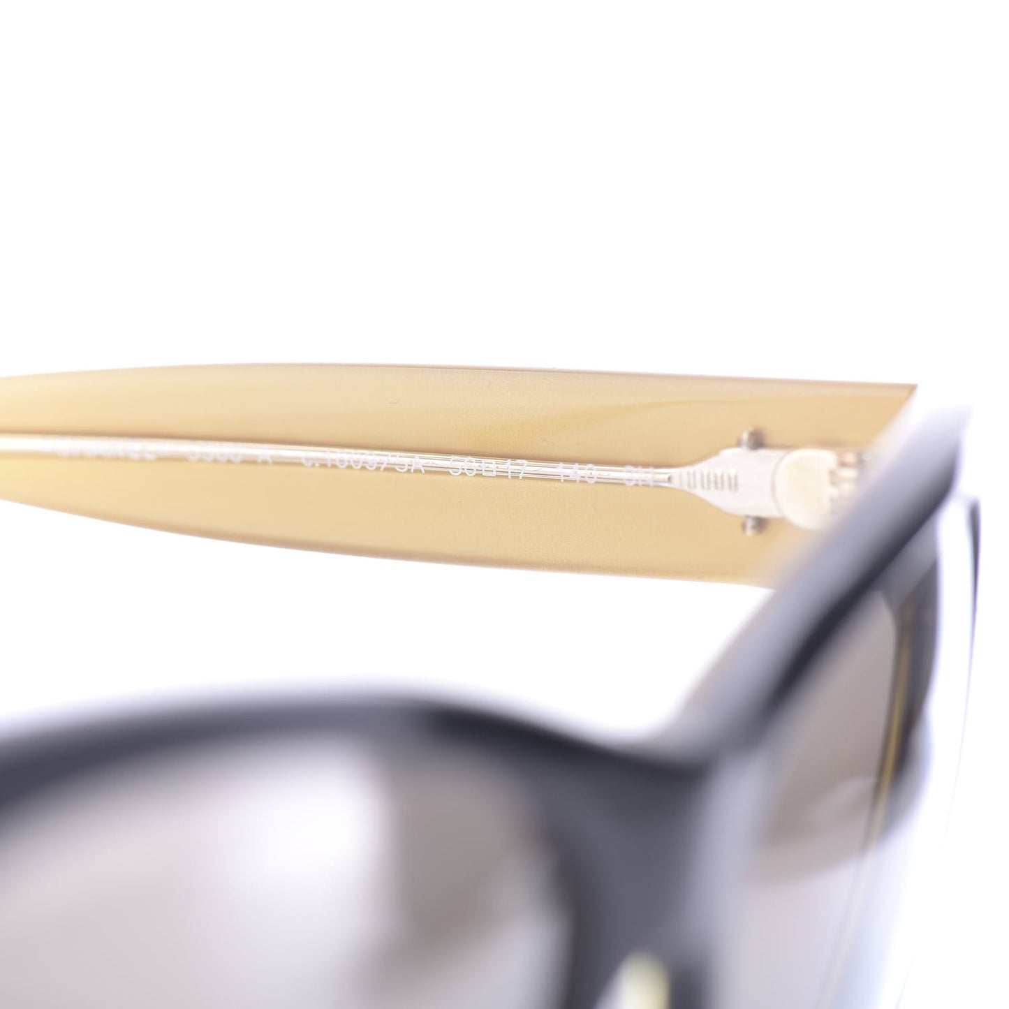 Acetate Square CC Sunglasses 5380 Black