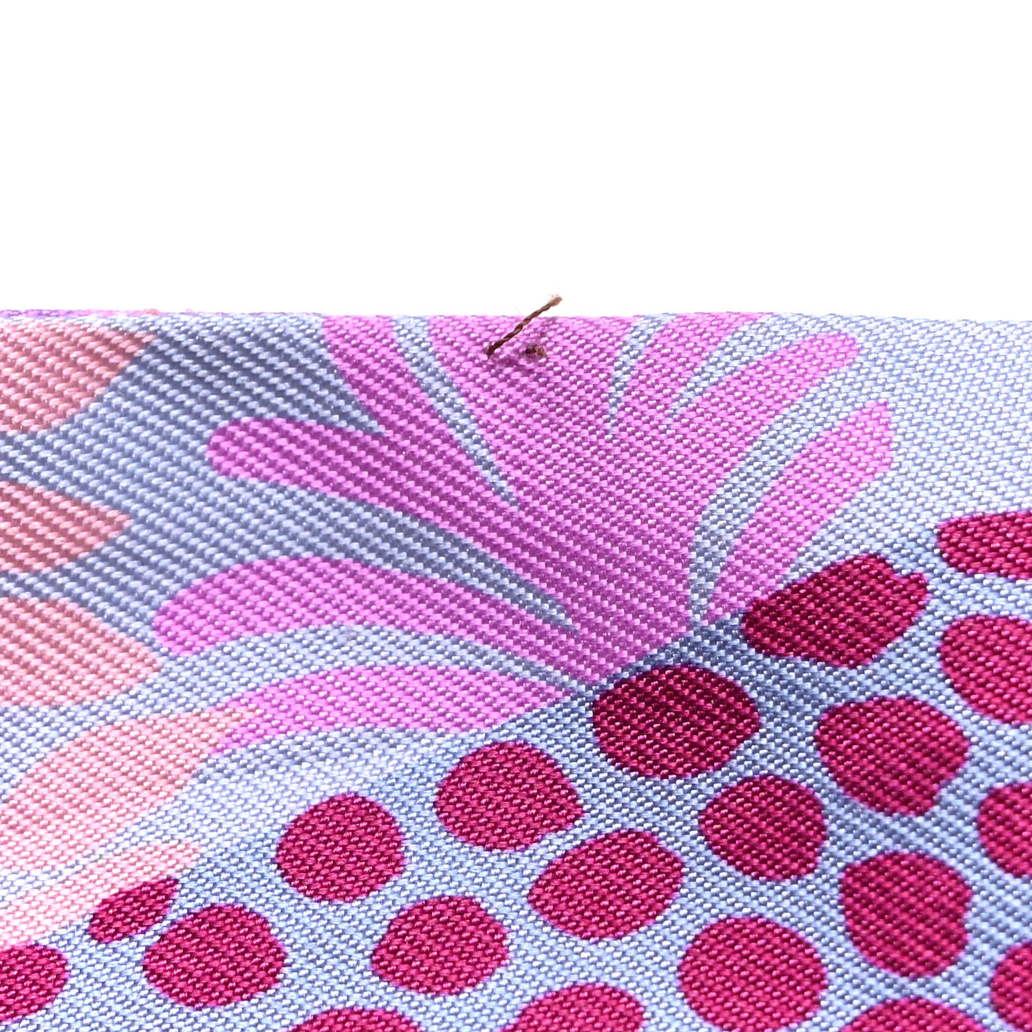 Silk Under The Waves Twilly Framboise Parme Rouge
