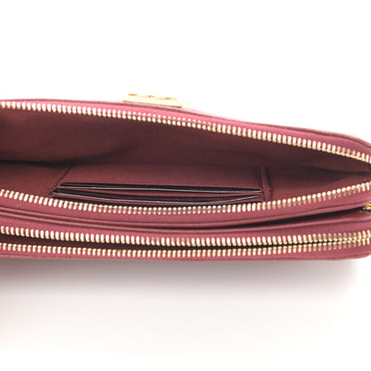 Chanel Caviar Quilted Small Boy Clutch With Chain Burgundy 5 of 13