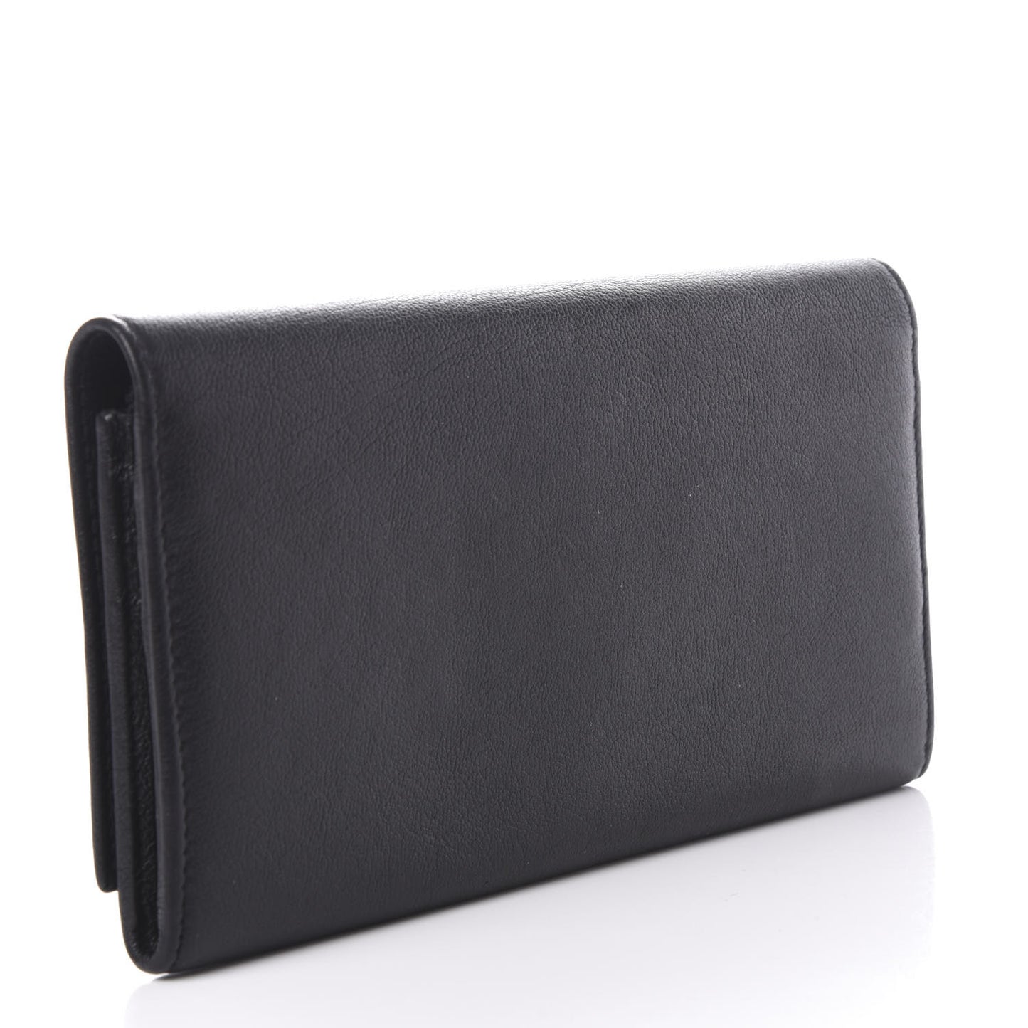 Chevre Belle De Jour Flap Wallet Black