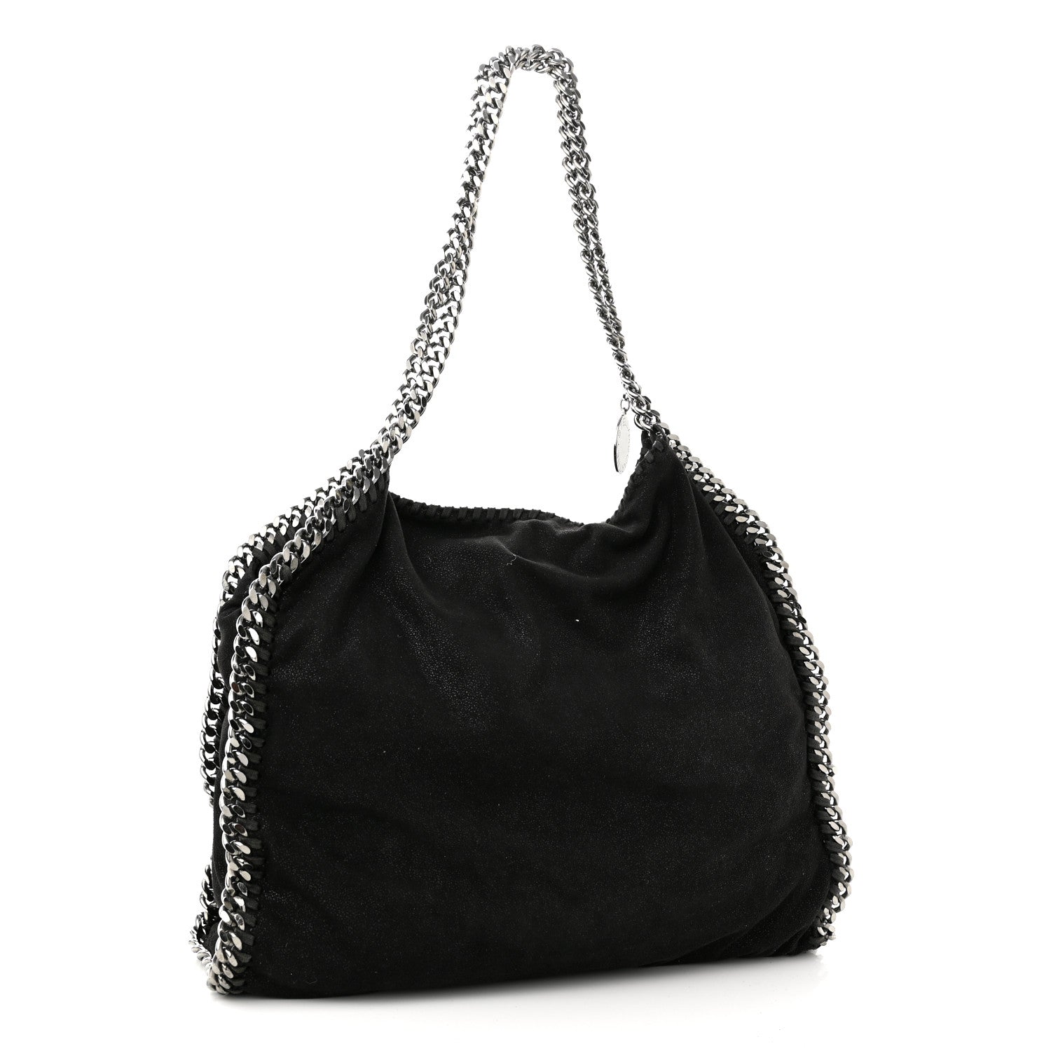 Stella McCartney Shaggy Deer Small Falabella Tote Black 3 of 9