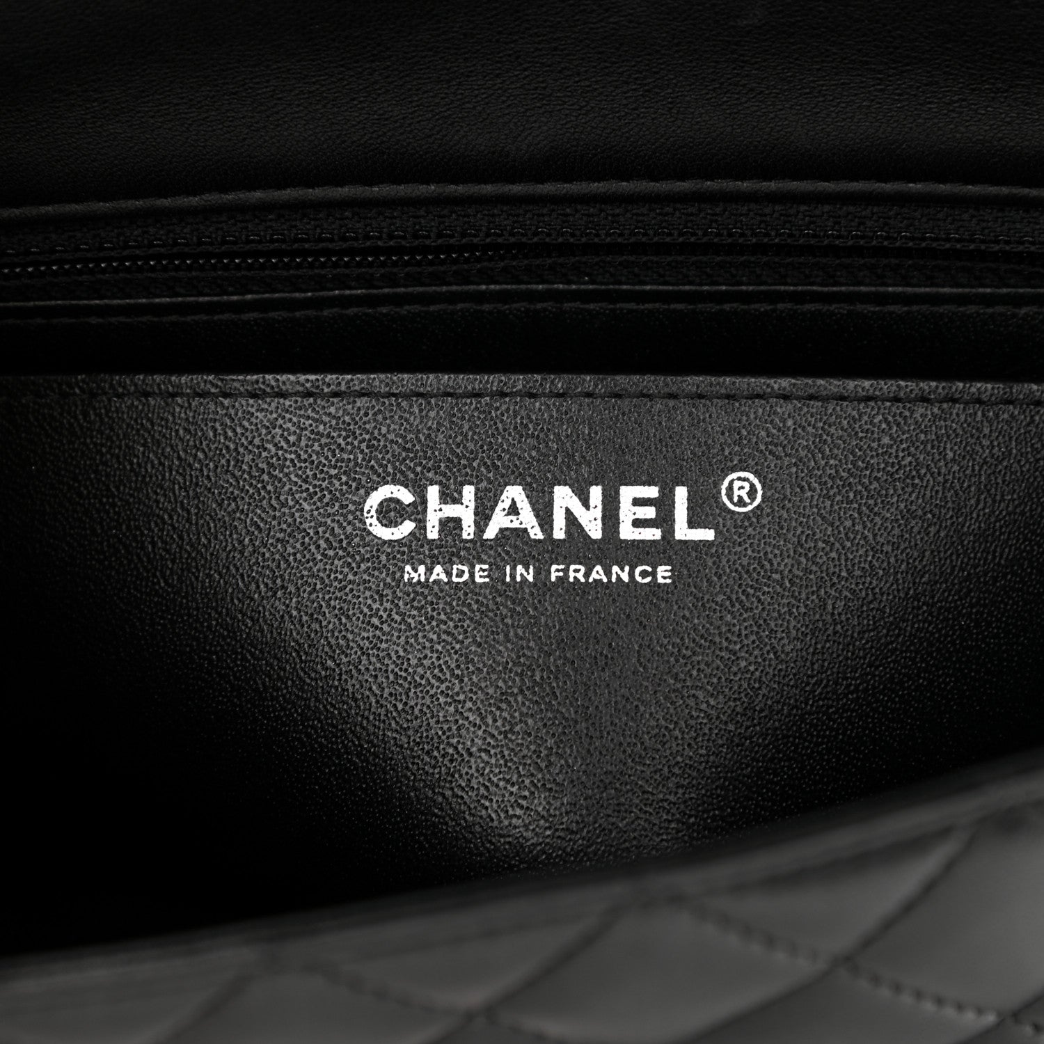 Chanel Lambskin Quilted Mini Rectangular Flap Black 6 of 10