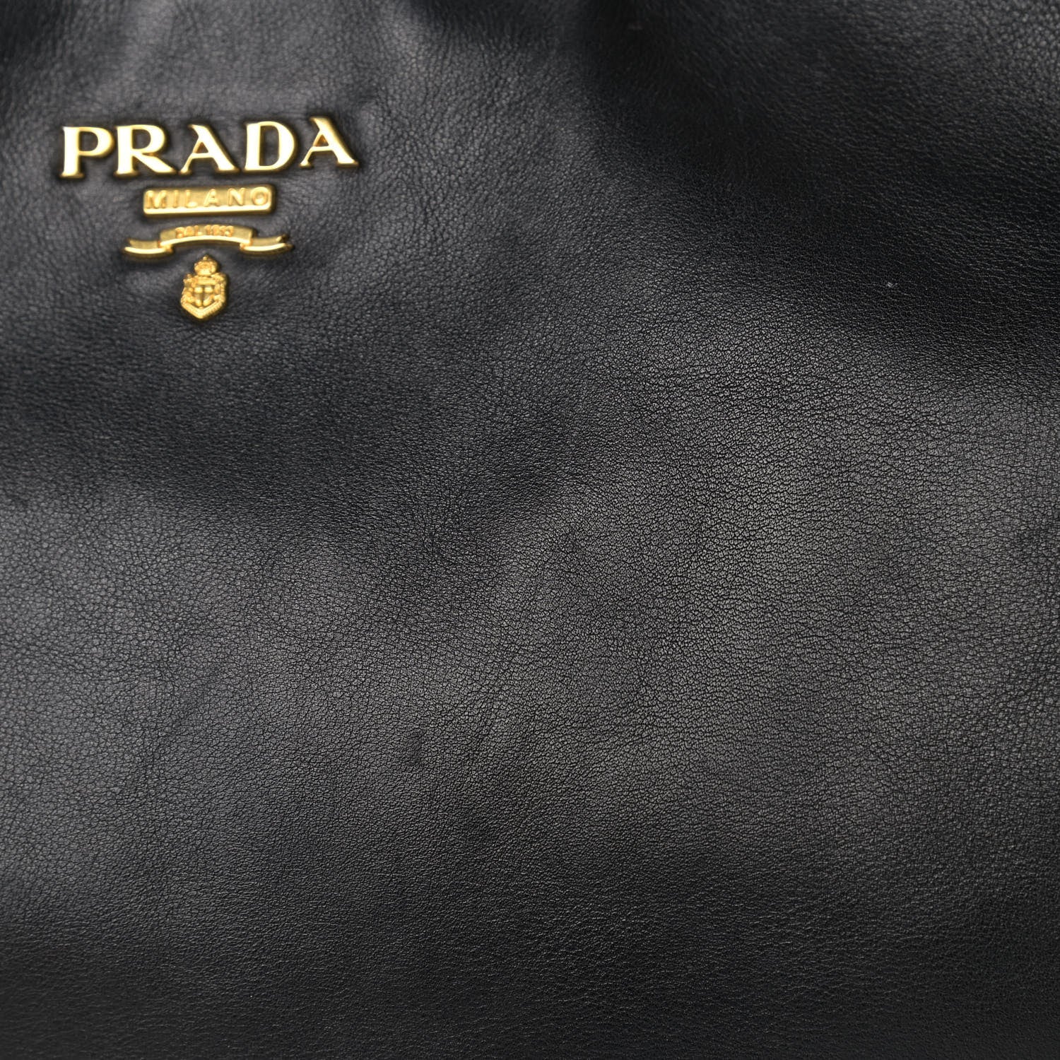 Prada Soft Calf Chain Tote Black 13 of 14