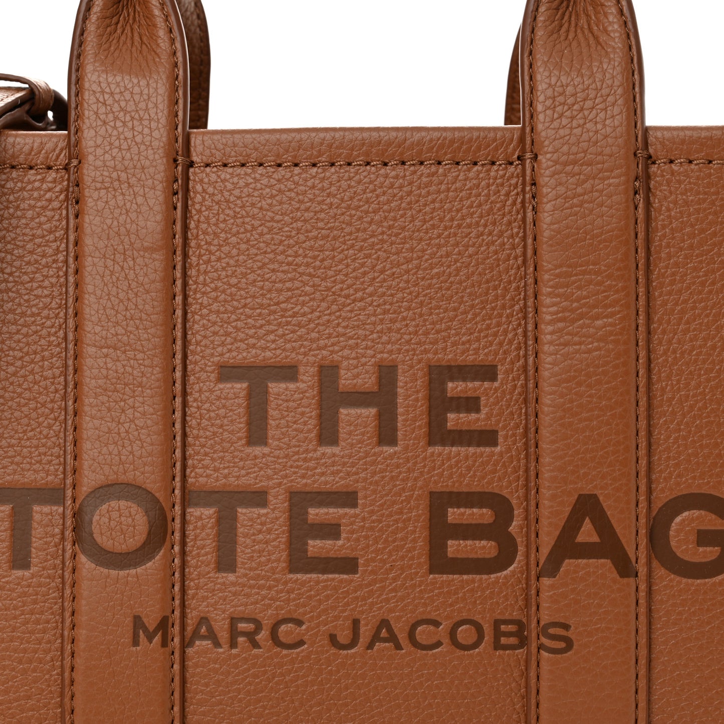 Grained Calfskin Small The Tote Bag Argan Oil