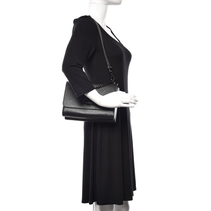 Louis Vuitton Epi Twist Shoulder Bag MM Matte Black 2 of 10