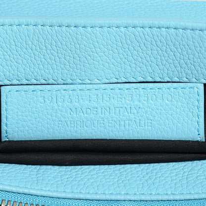 Balenciaga Grained Calfskin Le Dix Small Soft Cartable Bleu Azur 9 of 9