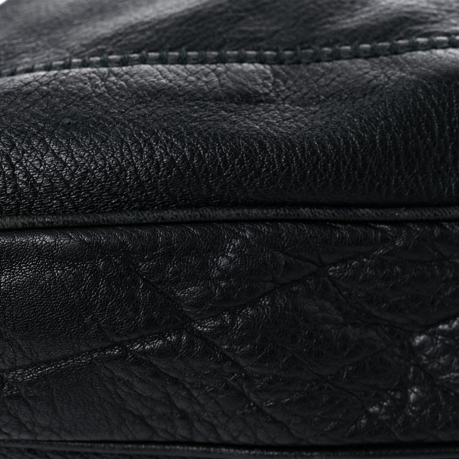 Gucci Calfskin Large New Jackie Shoulder Bag Black 12 of 16
