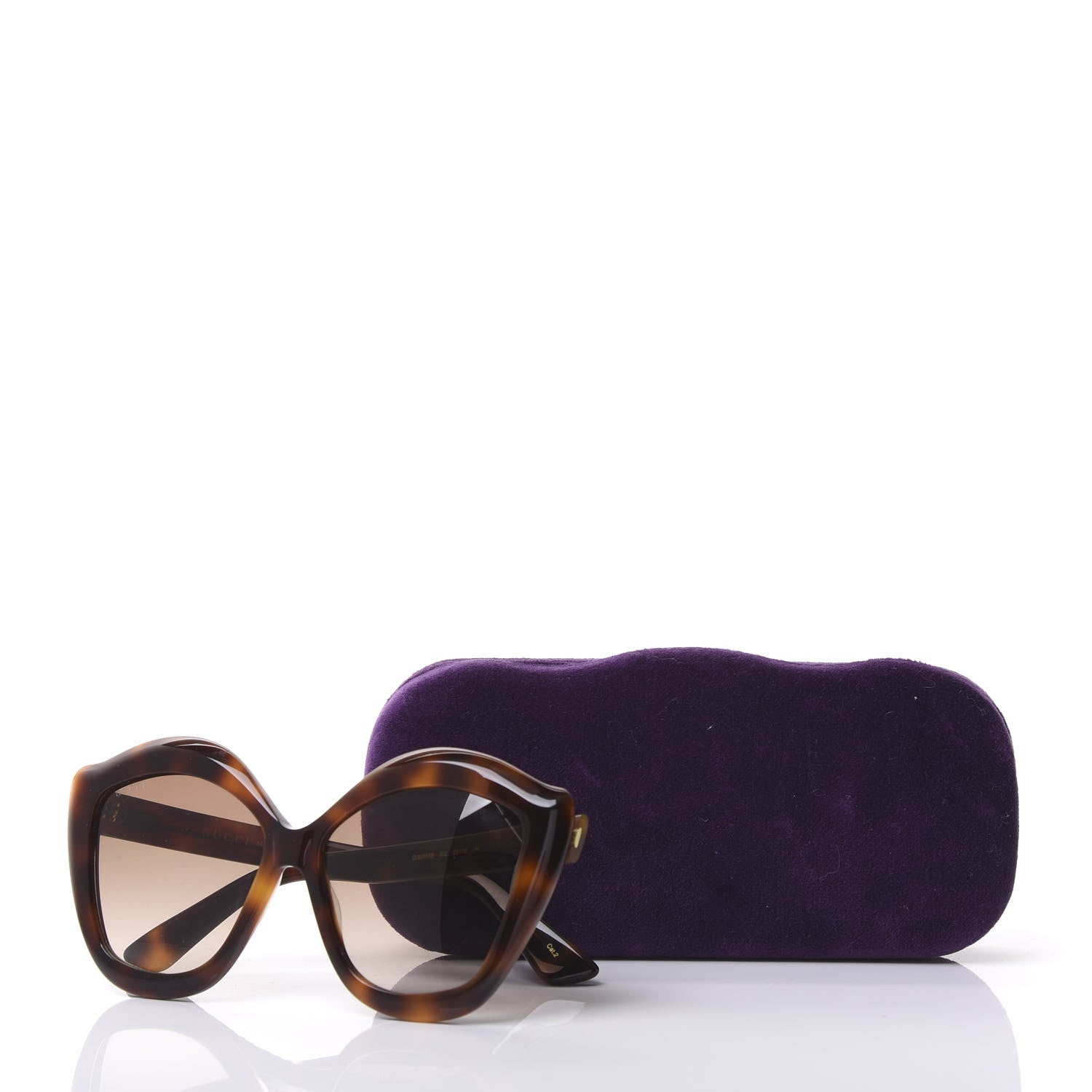 Gucci Cat Eye GG0117S Sunglasses Tortoise 7 of 7
