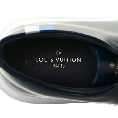 Louis Vuitton Calfskin Mens LV Beverly Hills Sneakers 5 Marine 7 of 12