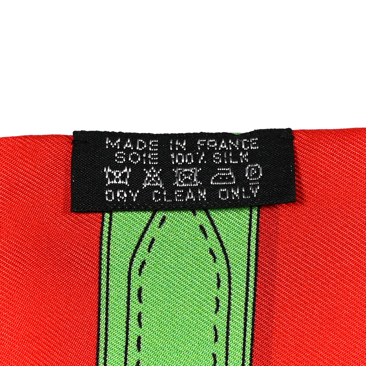 Silk Harnais Des Presidents Maxi Twilly Red Multicolor