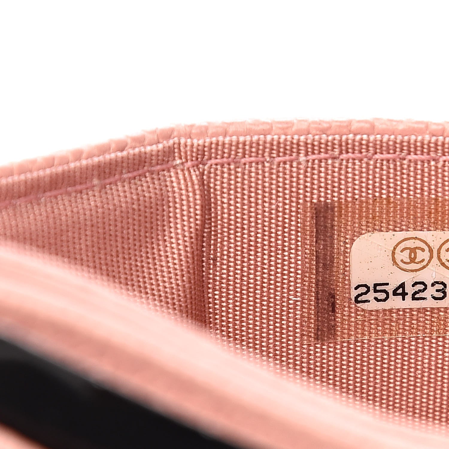 Chanel Caviar Quilted Boy Card Holder Light Pink 8 of 9