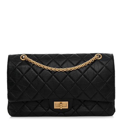 Chanel Aged Calfskin Quilted 2.55 Reissue 227 Flap Black 1 of 12