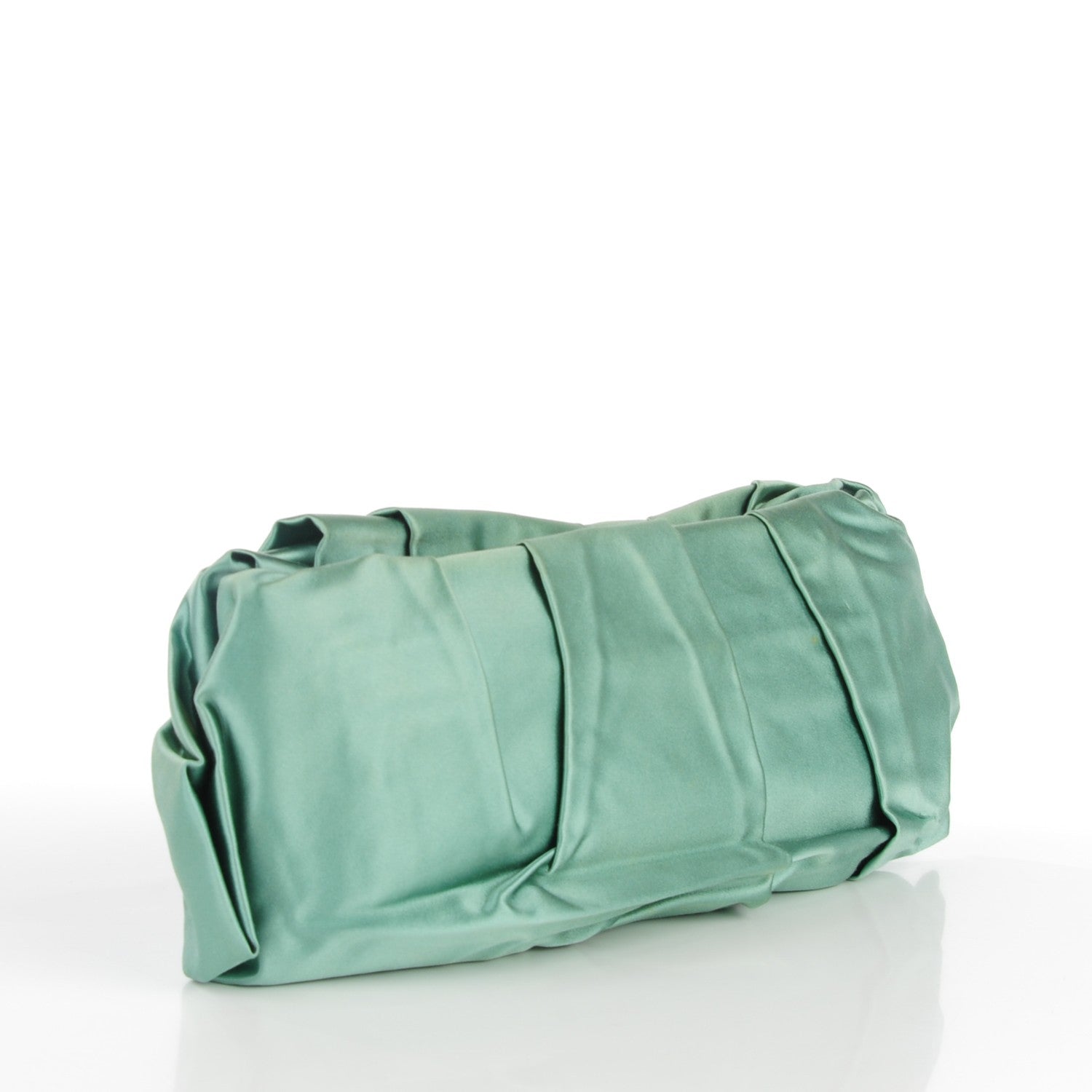 Prada Satin Pochette Menta 3 of 7