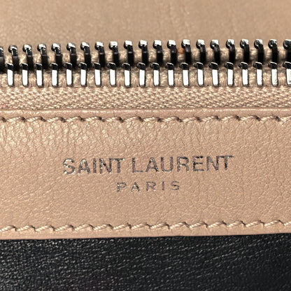 Saint Laurent Sheepskin Matelasse Chevron Monogram Large College Bag Fard 5 of 11