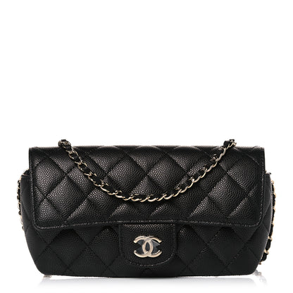 Chanel Caviar Quilted Glasses Case With Chain Black 1 of 11
