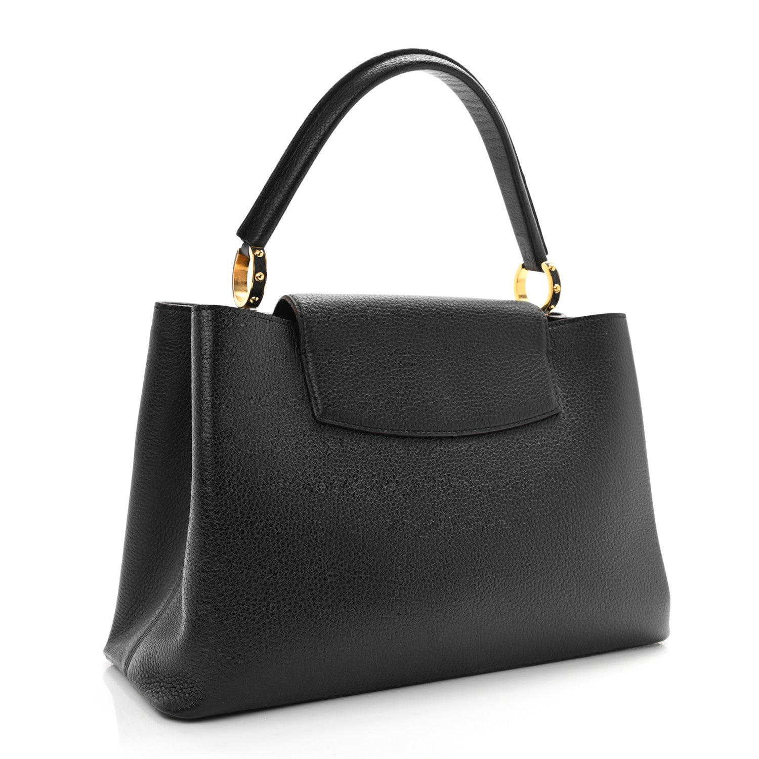 Louis Vuitton Taurillon Capucines GM Black 3 of 13