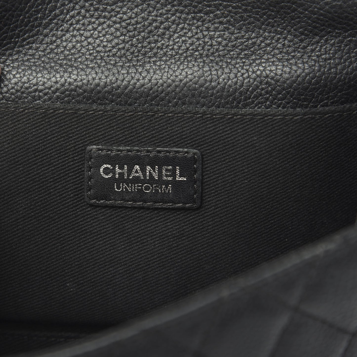 Grained Calfskin Quilted 2.55 Reissue Flap Belt Bag Clutch Black