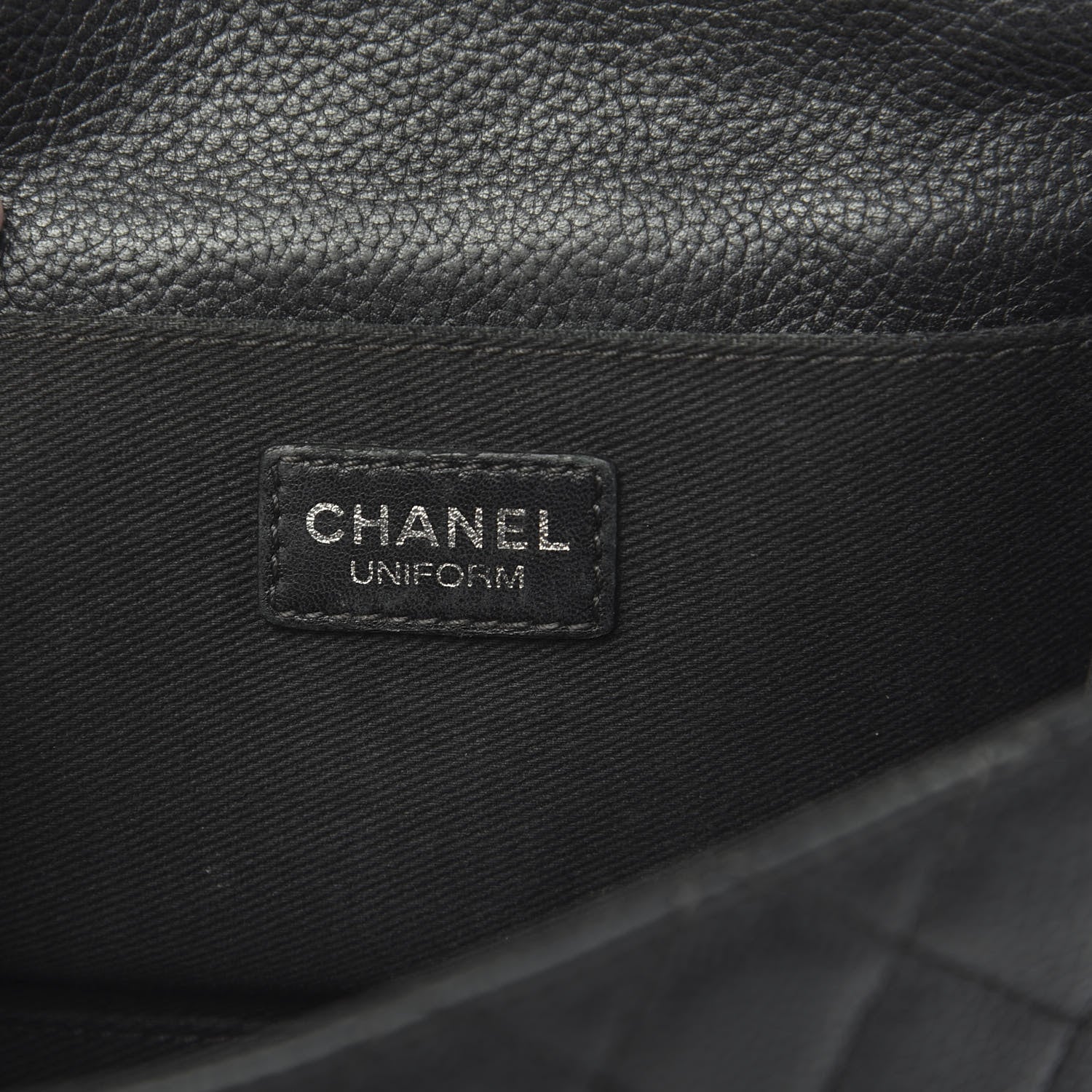 Chanel Grained Calfskin Quilted 2.55 Reissue Flap Belt Bag Clutch Black 6 of 11