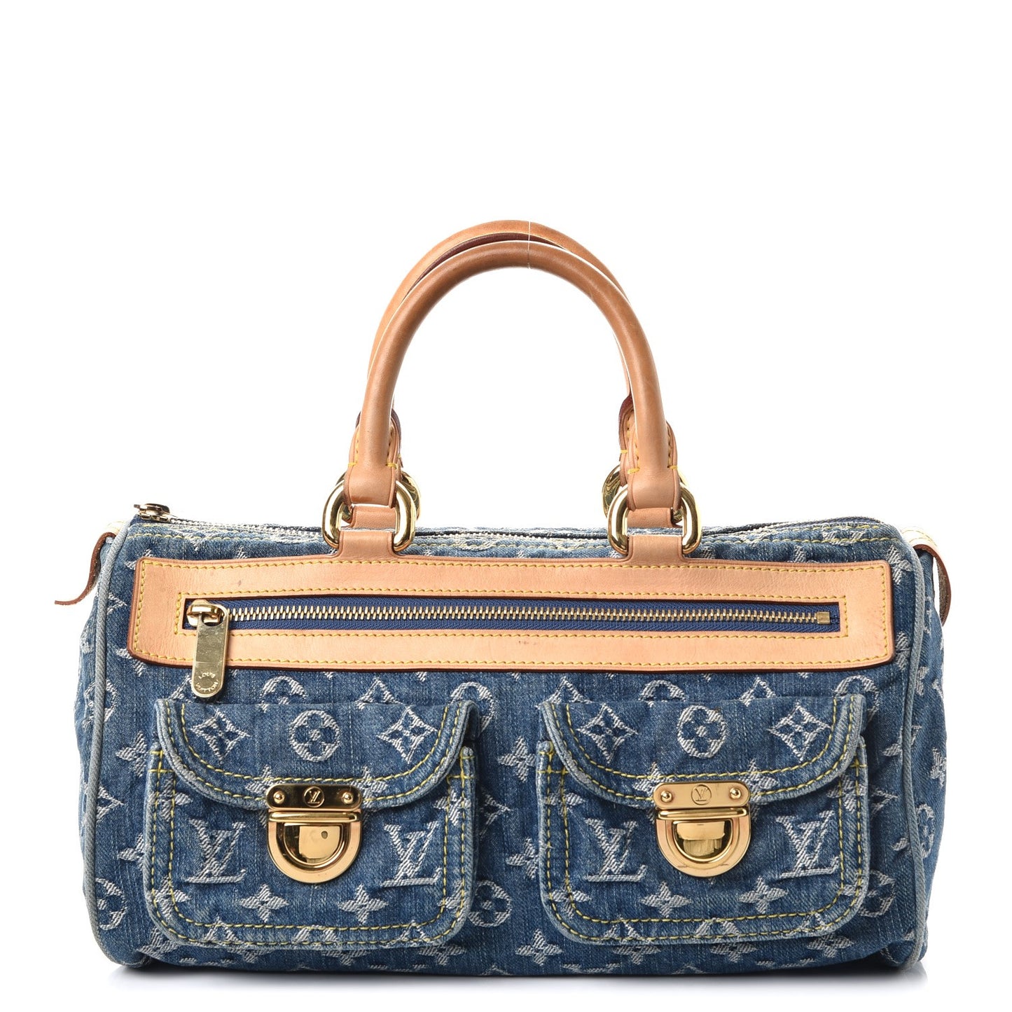 Monogram Denim Neo Speedy Blue