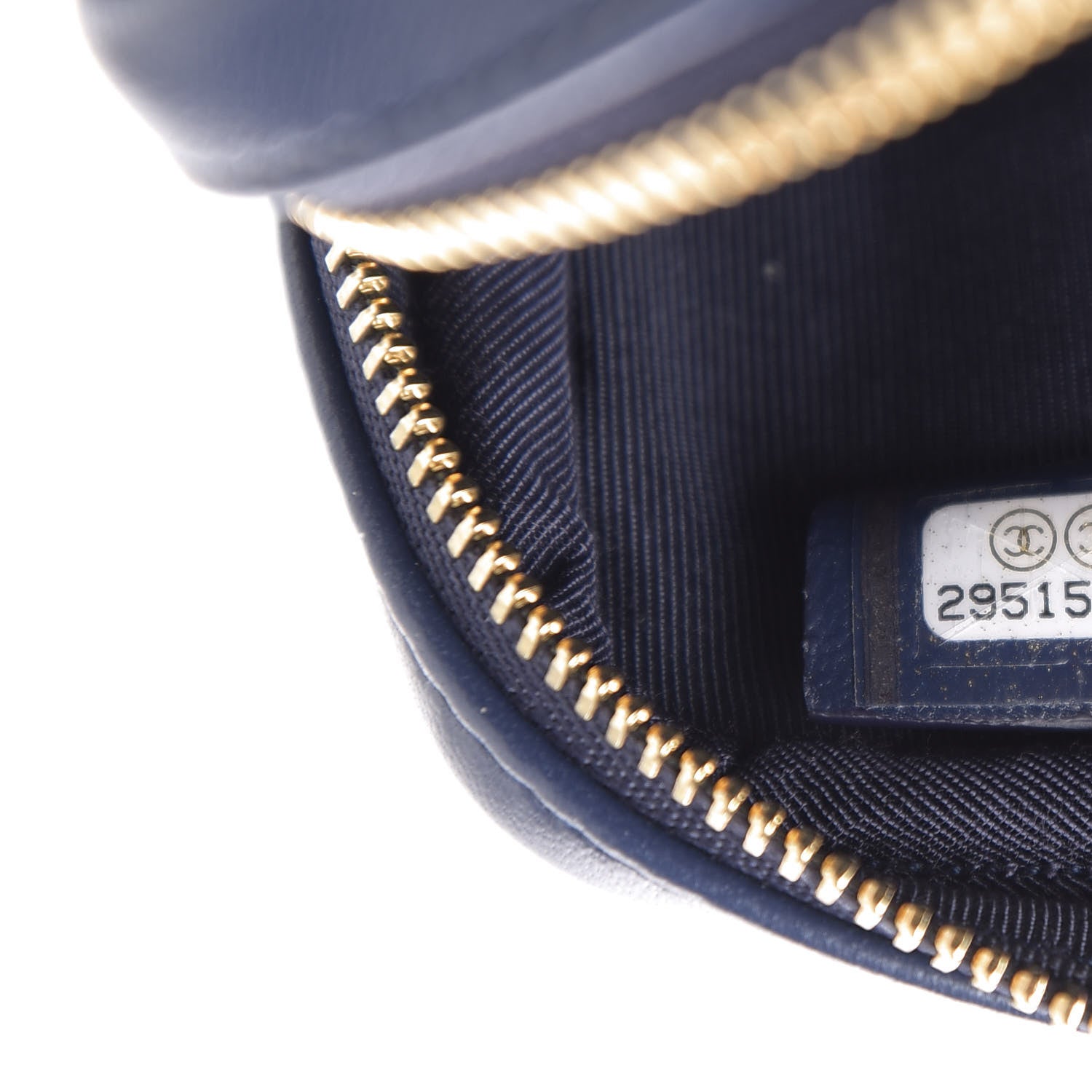Chanel Lambskin Quilted Waist Bag With Pouch Blue 9 of 11