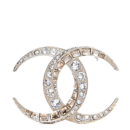 Chanel Baguette Crystal Dubai CC Brooch Gold 1 of 4