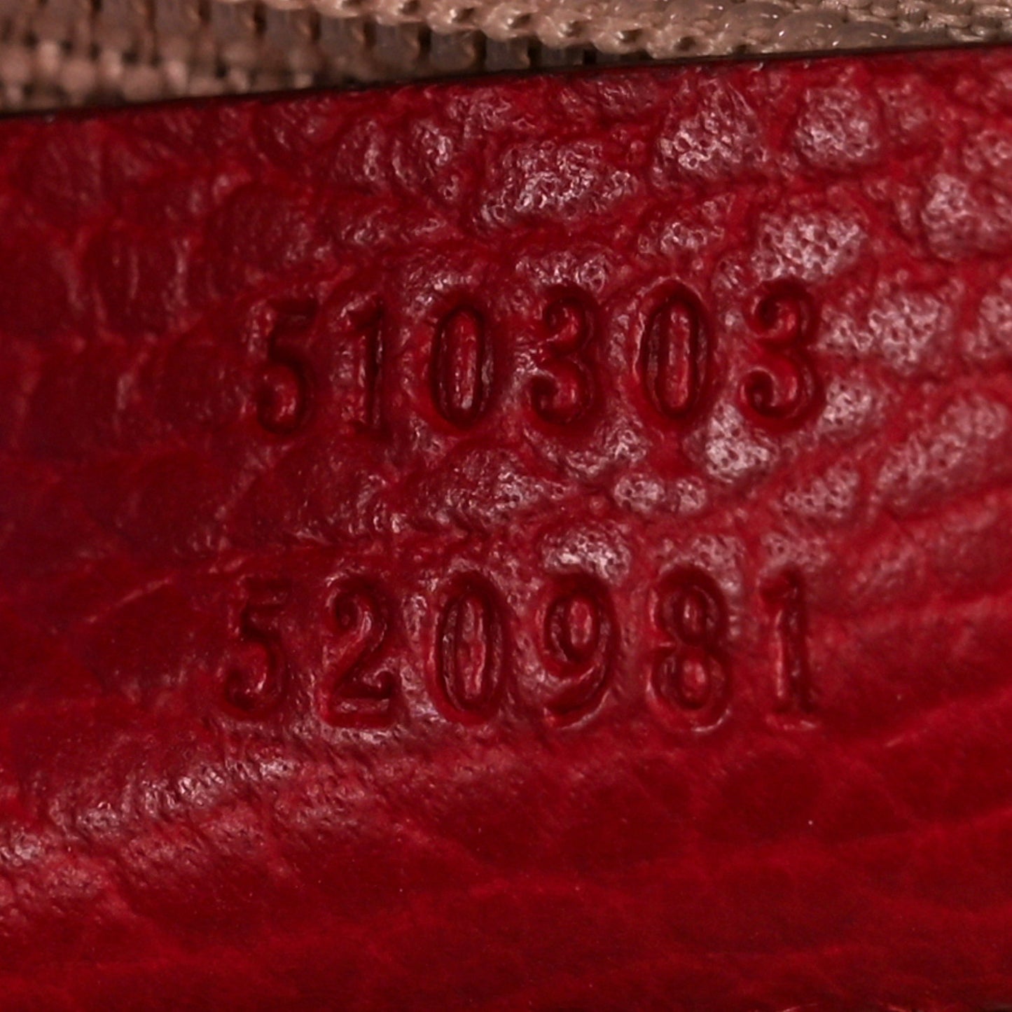 Dollar Calfskin Interlocking G Shoulder Bag Red