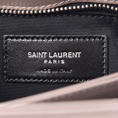 Saint Laurent Calfskin Y Quilted Monogram Toy Loulou Satchel Mink 8 of 9