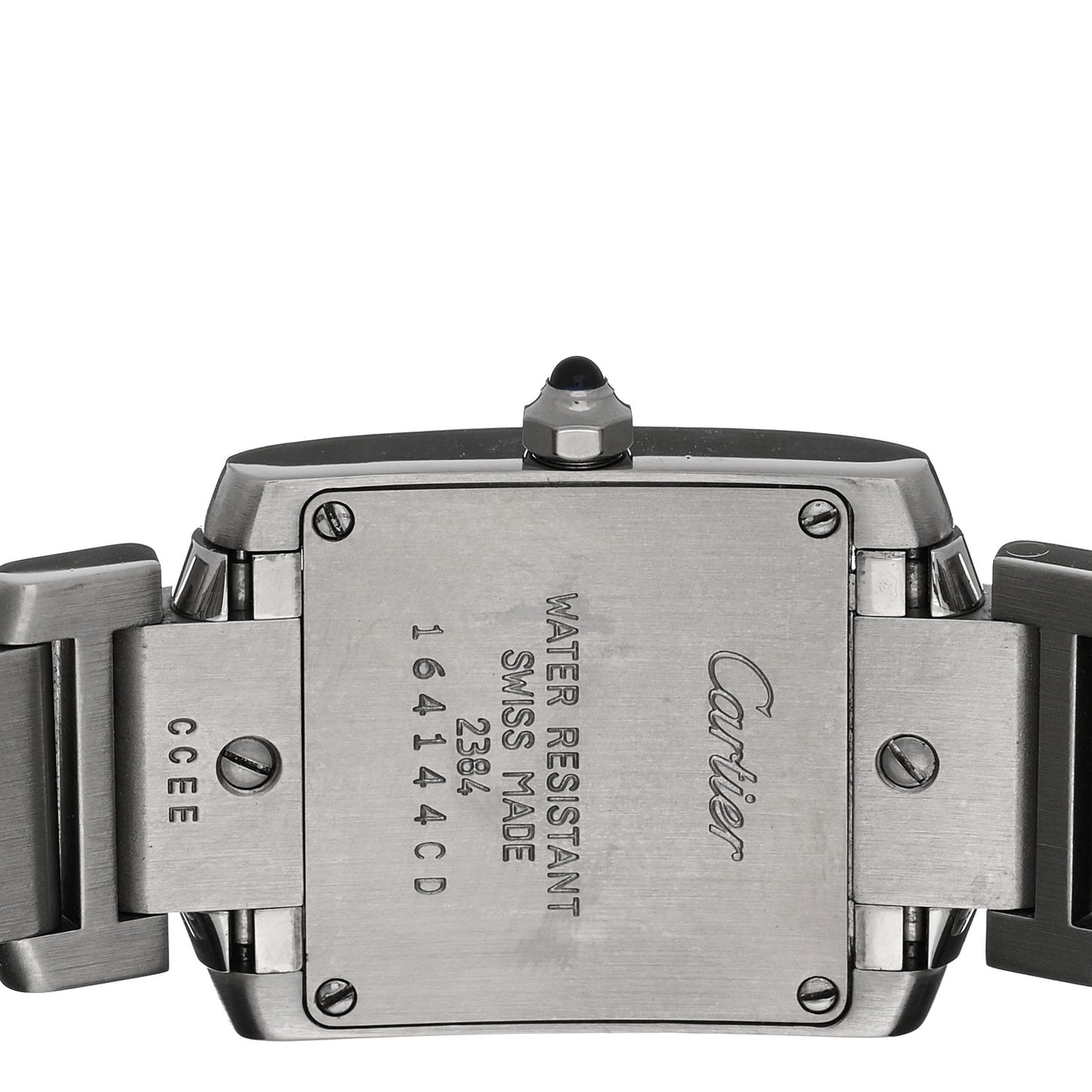 Stainless Steel 20mm Tank Francaise Quartz Watch