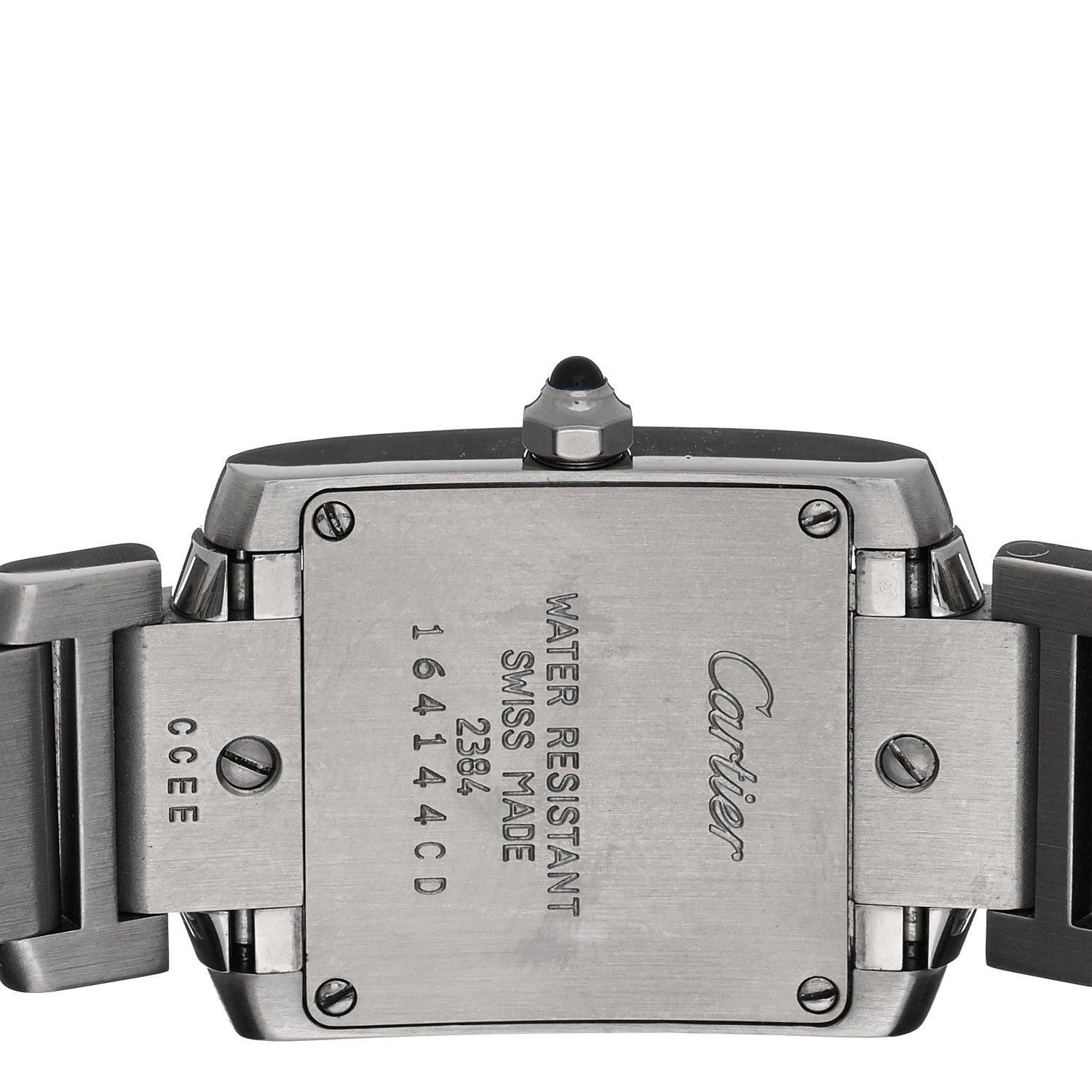 Cartier Stainless Steel 20mm Tank Francaise Quartz Watch 4 of 4