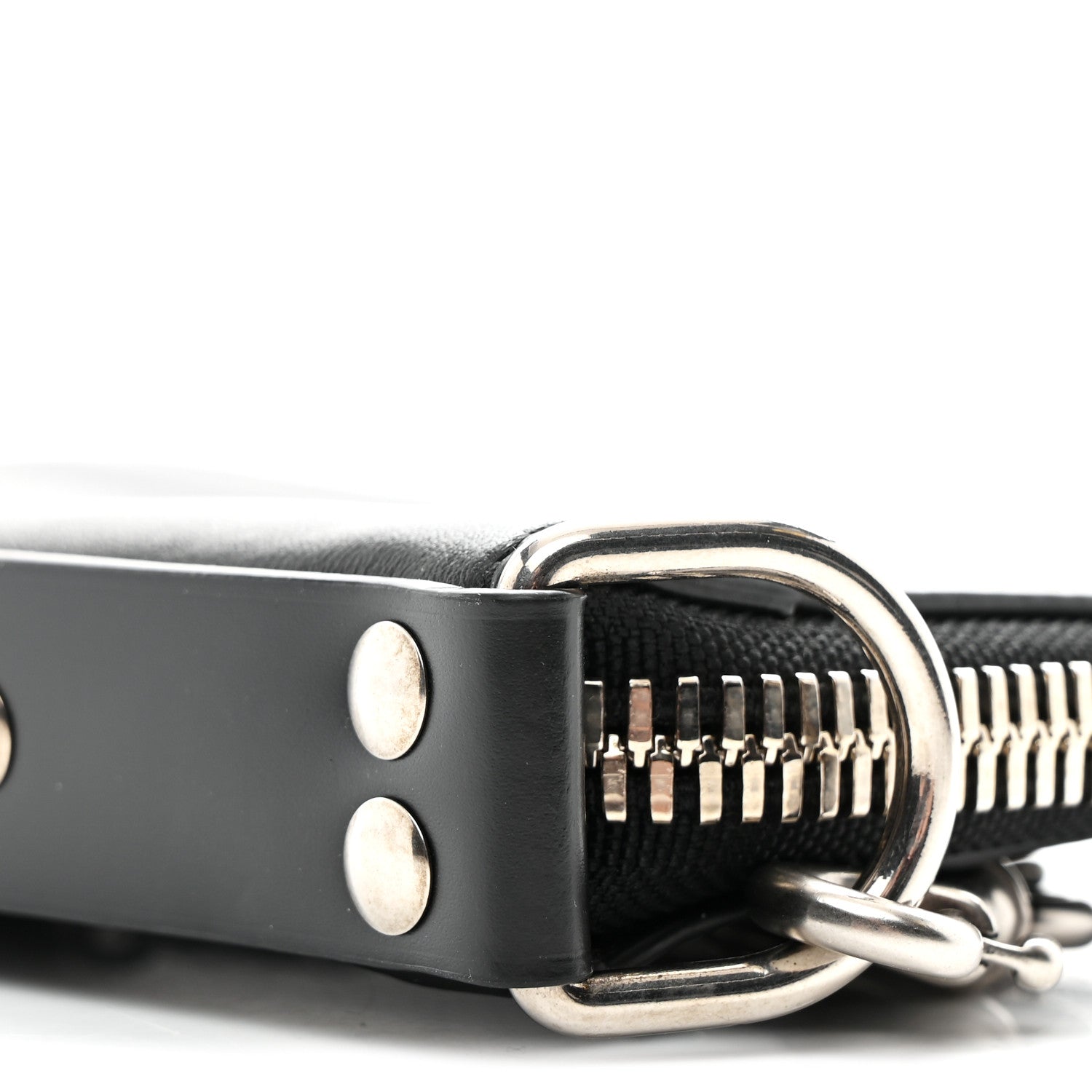 Balenciaga Calfskin Chain Cuff Wristlet Wallet Black 21 of 21