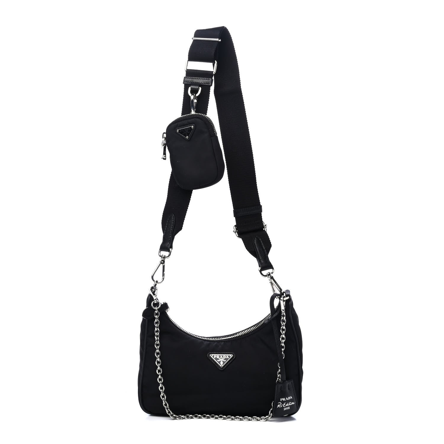Prada Nylon Re-Edition 2005 Shoulder Bag Black 1 of 4