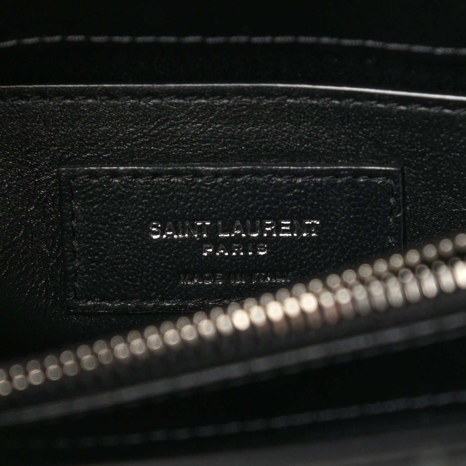 Saint Laurent Calfskin Y Quilted Monogram Small Loulou Chain Satchel Black 7 of 11