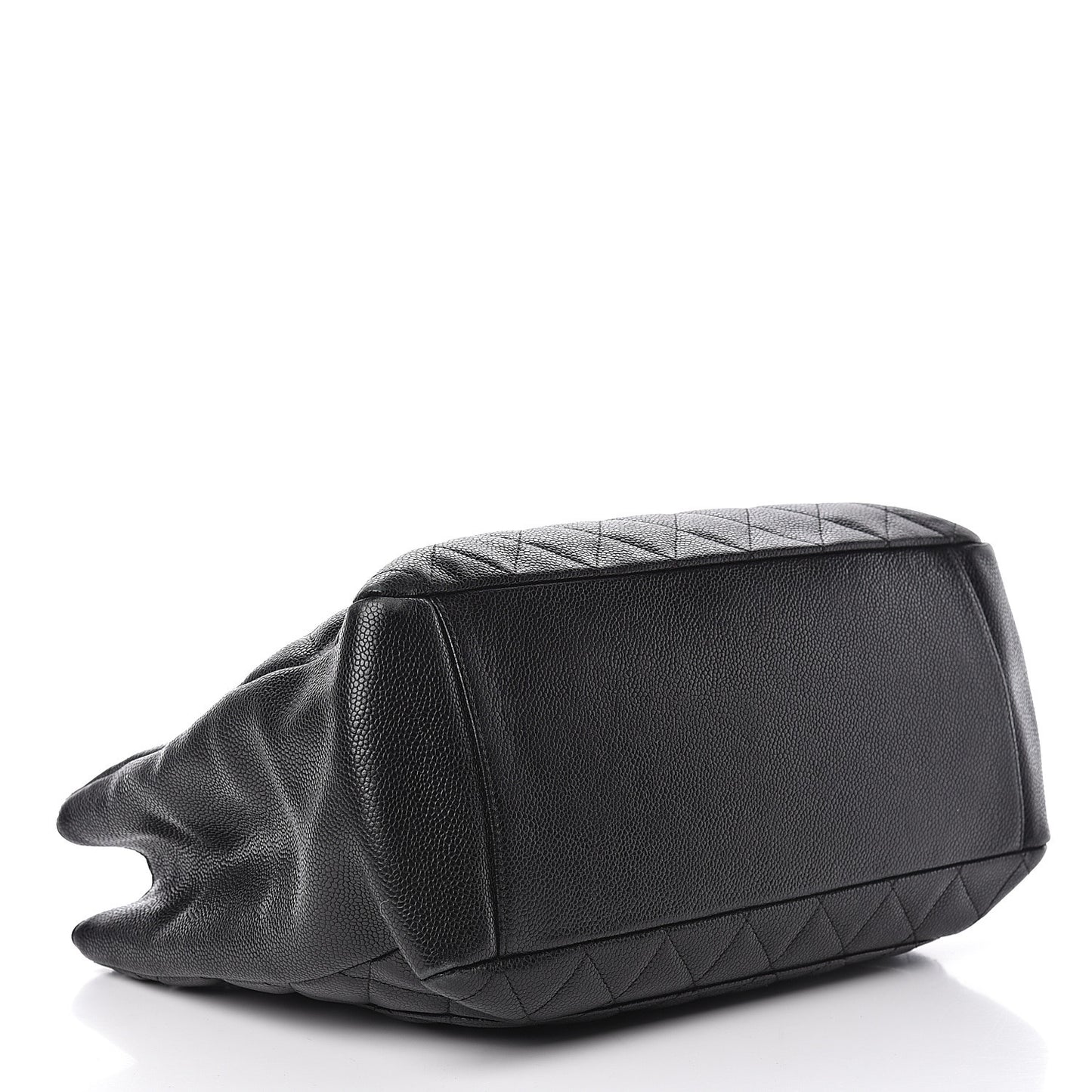 Caviar Quilted Grand Shopping Tote GST Black