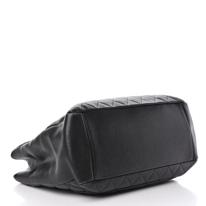 Chanel Caviar Quilted Grand Shopping Tote GST Black 4 of 15