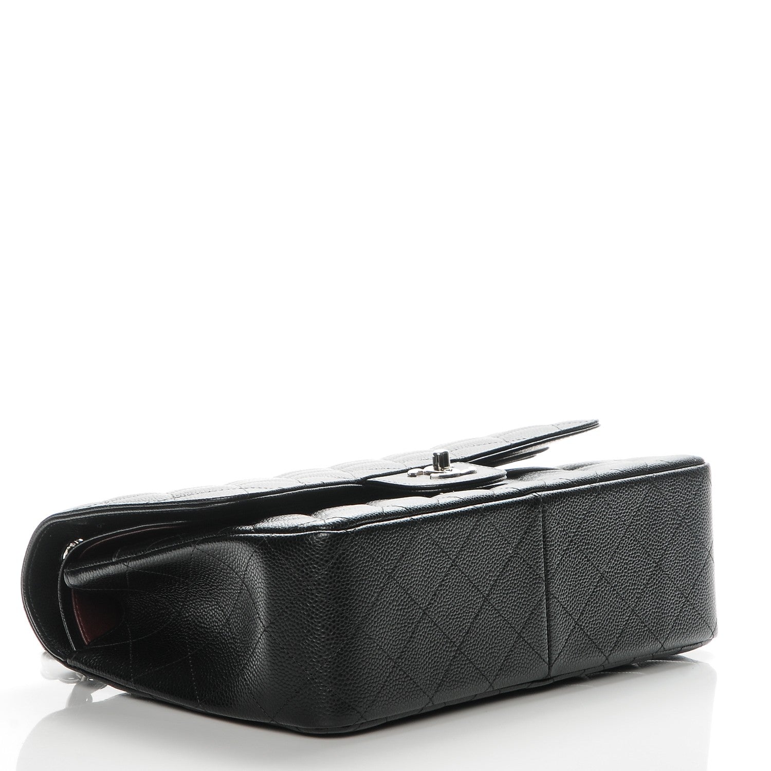 Chanel Caviar Quilted Jumbo Double Flap Black 4 of 7