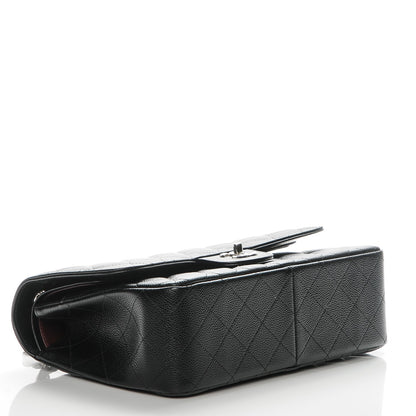 Chanel Caviar Quilted Jumbo Double Flap Black 4 of 7
