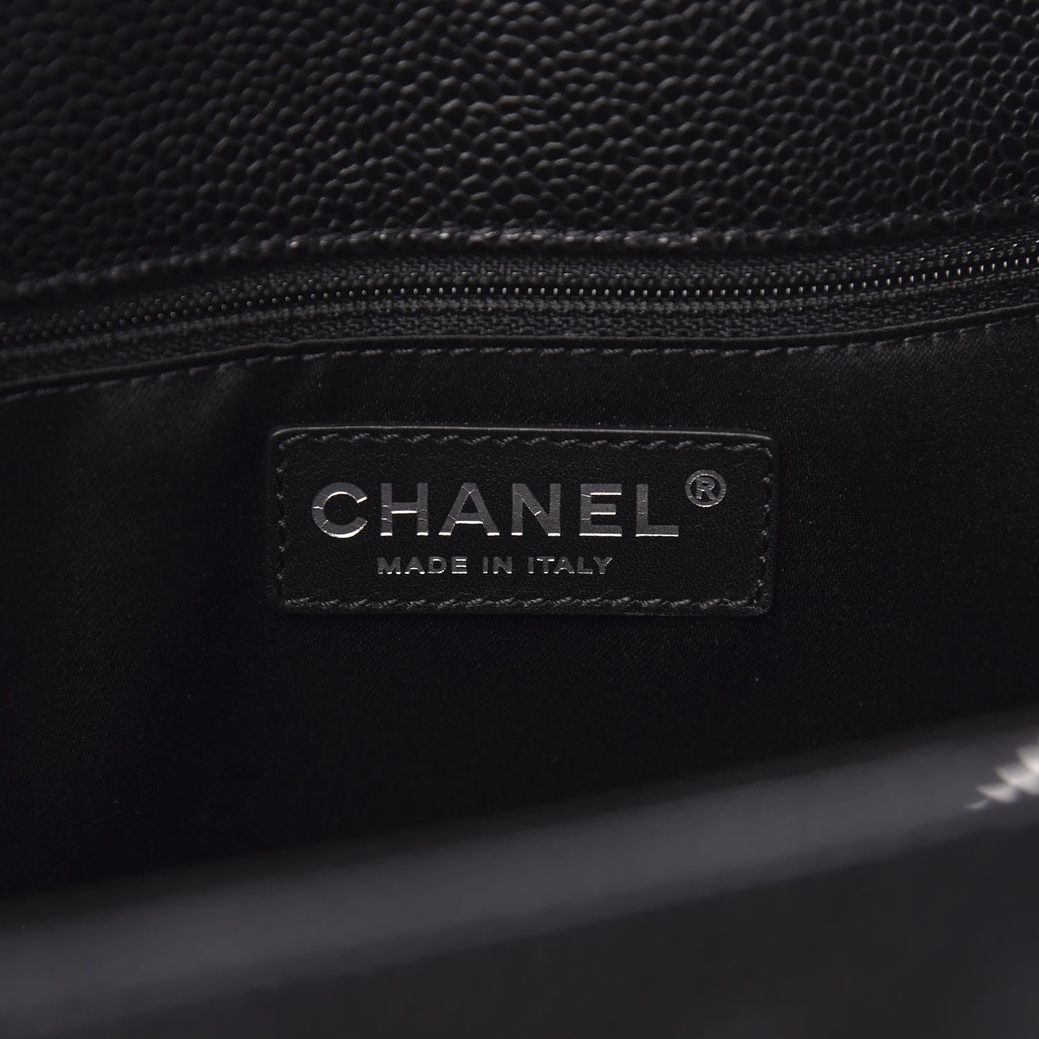 Chanel Caviar Quilted Grand Shopping Tote GST Black 6 of 10
