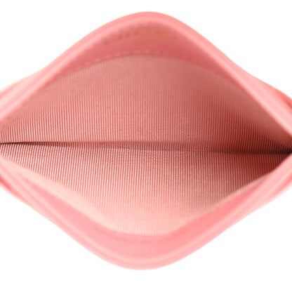 Chanel Lambskin Quilted Card Holder Pink 5 of 17