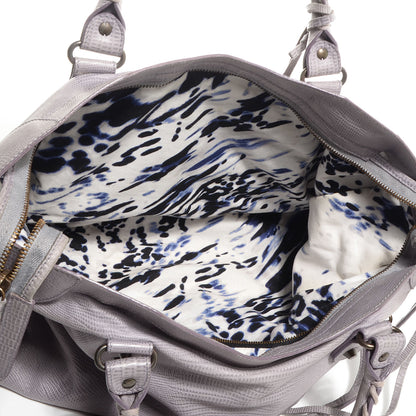 Balenciaga Agneau Lizard Embossed City Fer 9 of 12