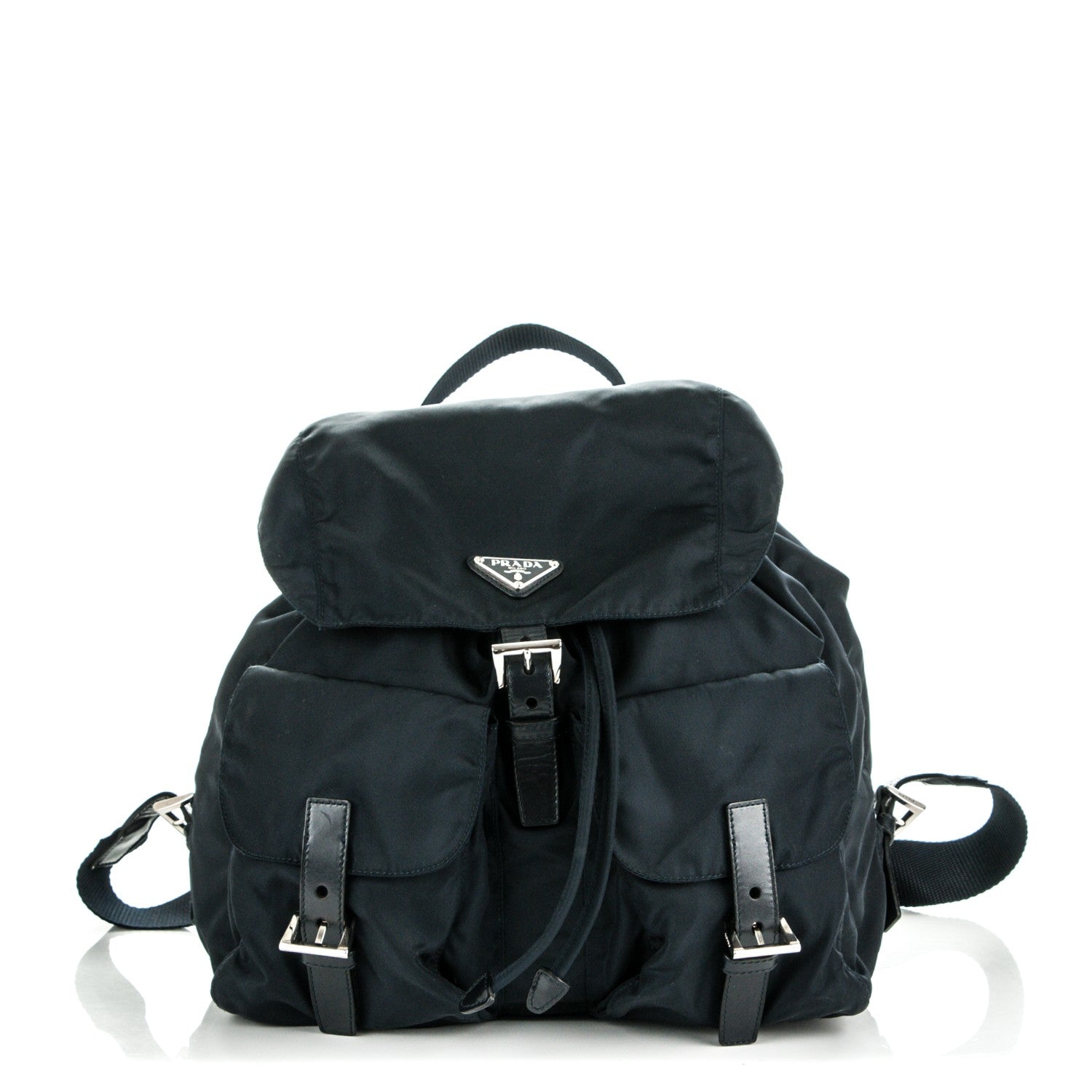 Prada Tessuto Nylon Medium Backpack Blue 1 of 6