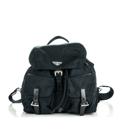 Prada Tessuto Nylon Medium Backpack Blue 1 of 6