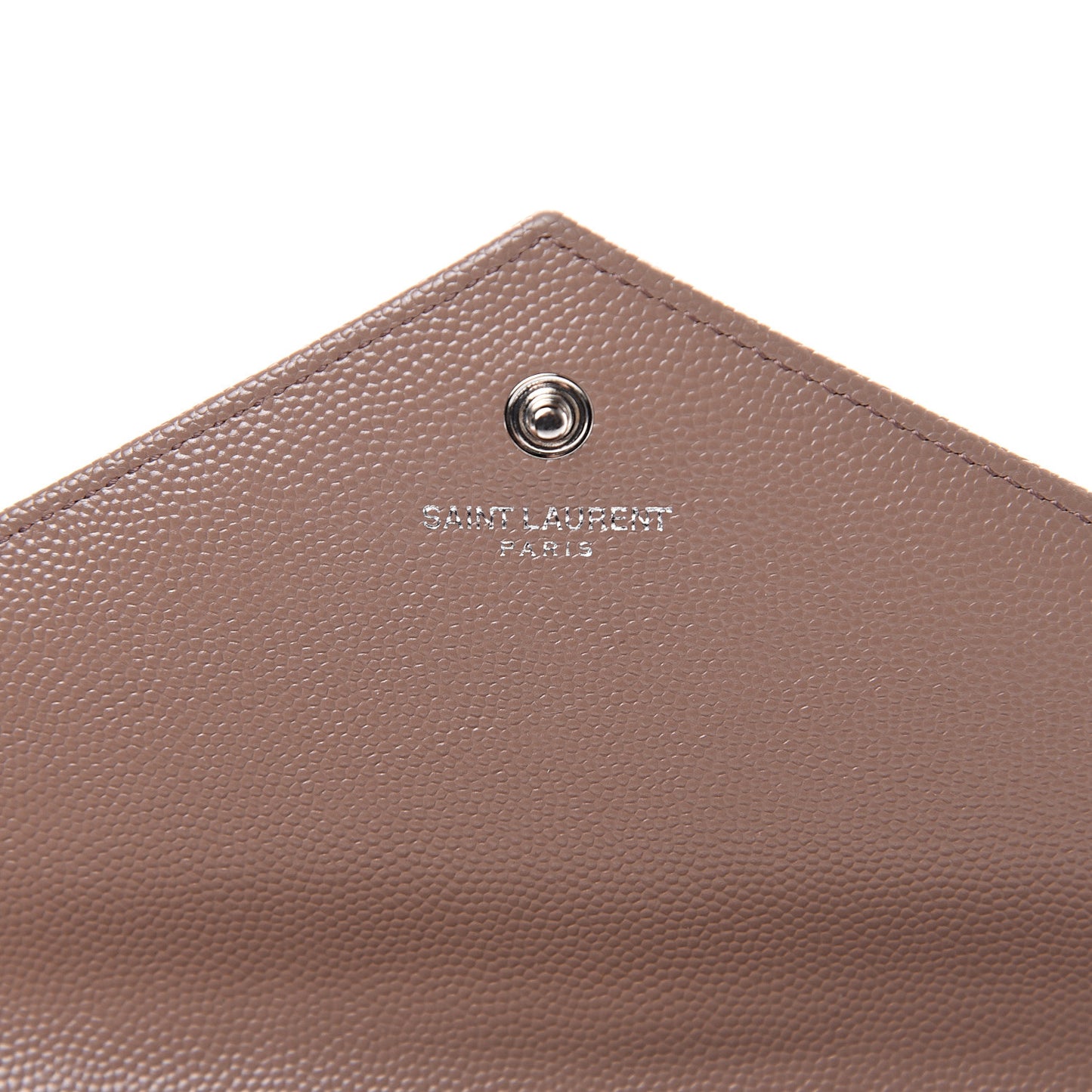 Grain De Poudre Matelasse Chevron Monogram Chain Wallet Fard